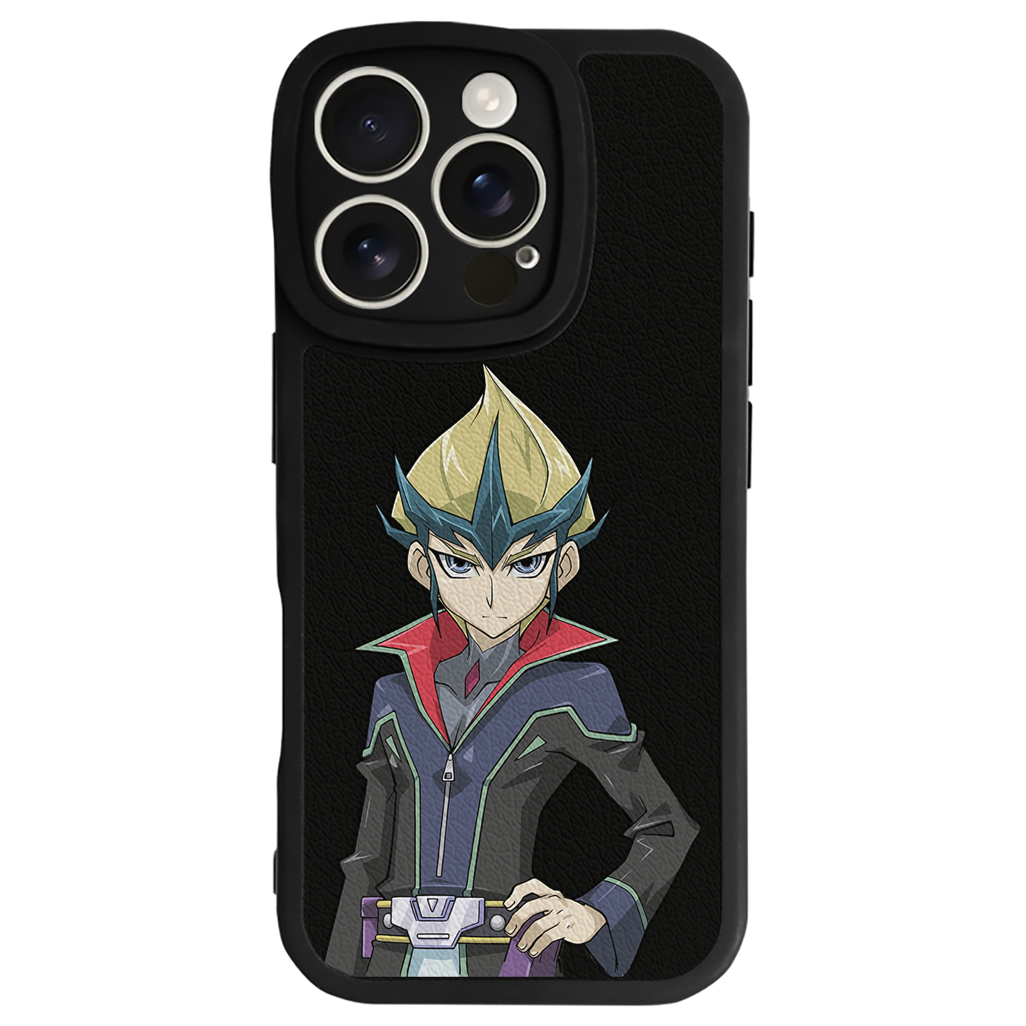 遊☆戯☆王 Yu-Gi-Oh! 【iPhone 16シリーズ対応】シリコンスマホケース（レザー調） 材質：シリコン
